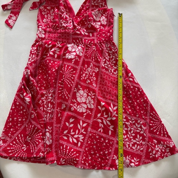 HOUSE OF HARLOW 1960 Revolve Women’s Mini Floral Tie Shoulder Bandana Dress XS - Picture 8 of 10